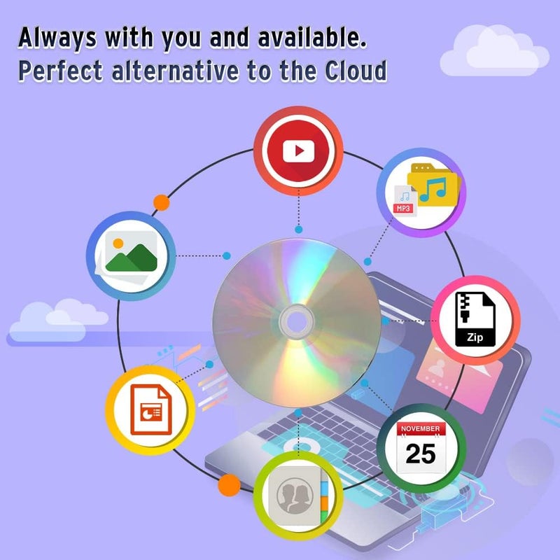 PlexDisc DVD-R 4.7GB 16x Recordable Media Silver Top Disc – 100pk Cake Box (FFP) 632-115-BX, 100 Discs - Image 5